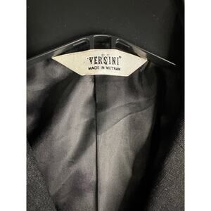 Versini Men's Black 3 button blazer 38 regular 100% wool